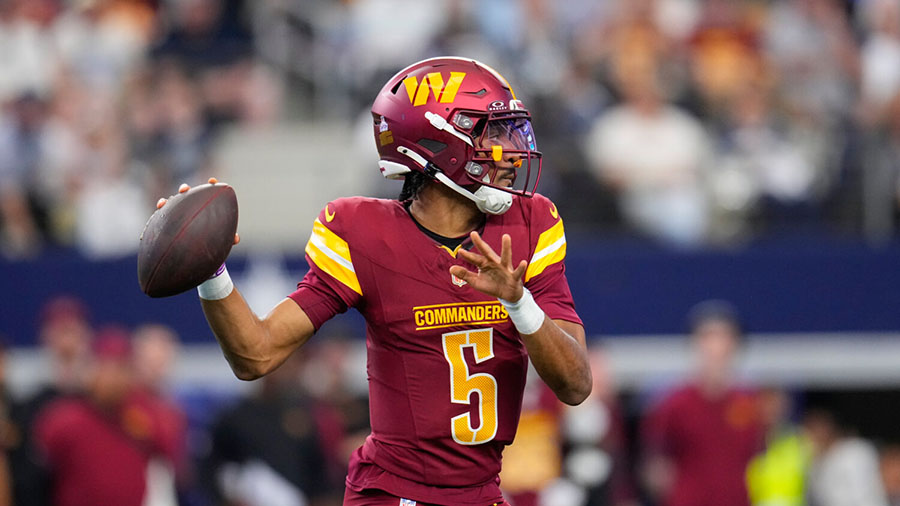 Jayden Daniels Washington Commanders Seattle Seahawks...