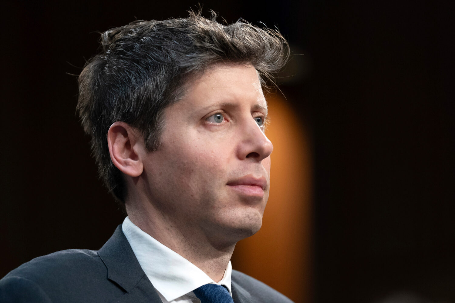 FILE - Sam Altman, Co-Founder and Chief Executive Officer, OpenAI, testifies before a Senate Commit...