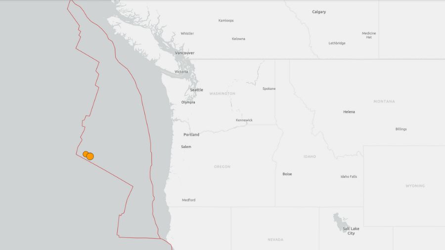 Oregon earthquakes...