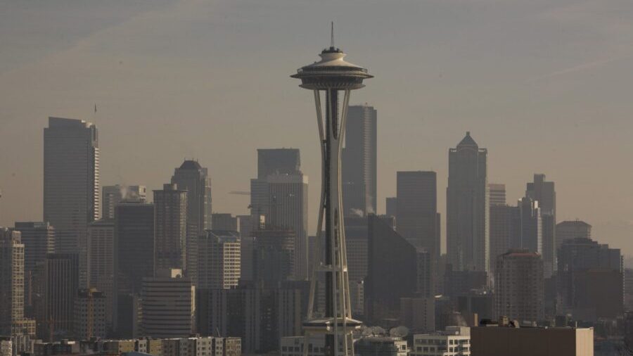 Washington hazy skies...