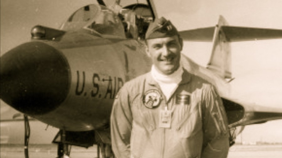 Image: Richard Pouliot was a decorated Air Force fighter pilot who survived the ditching of Flight ...