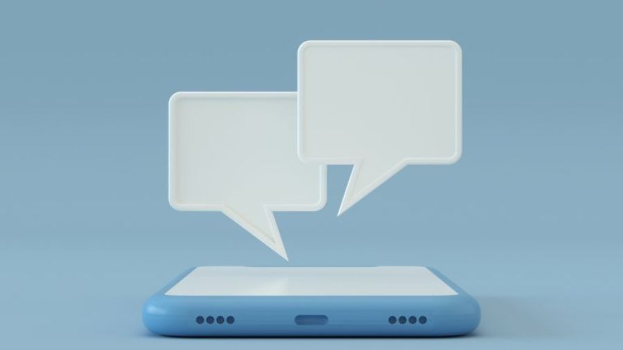 Text bubbles depression...