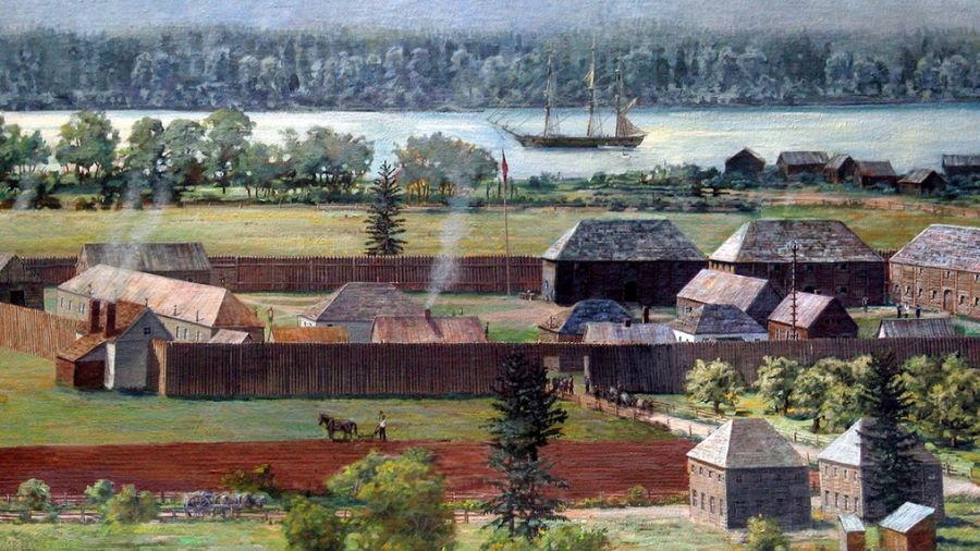 Fort Vancouver painting...