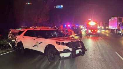 WSP trooper hospitalized after suspected drunk driver crashes into vehicle